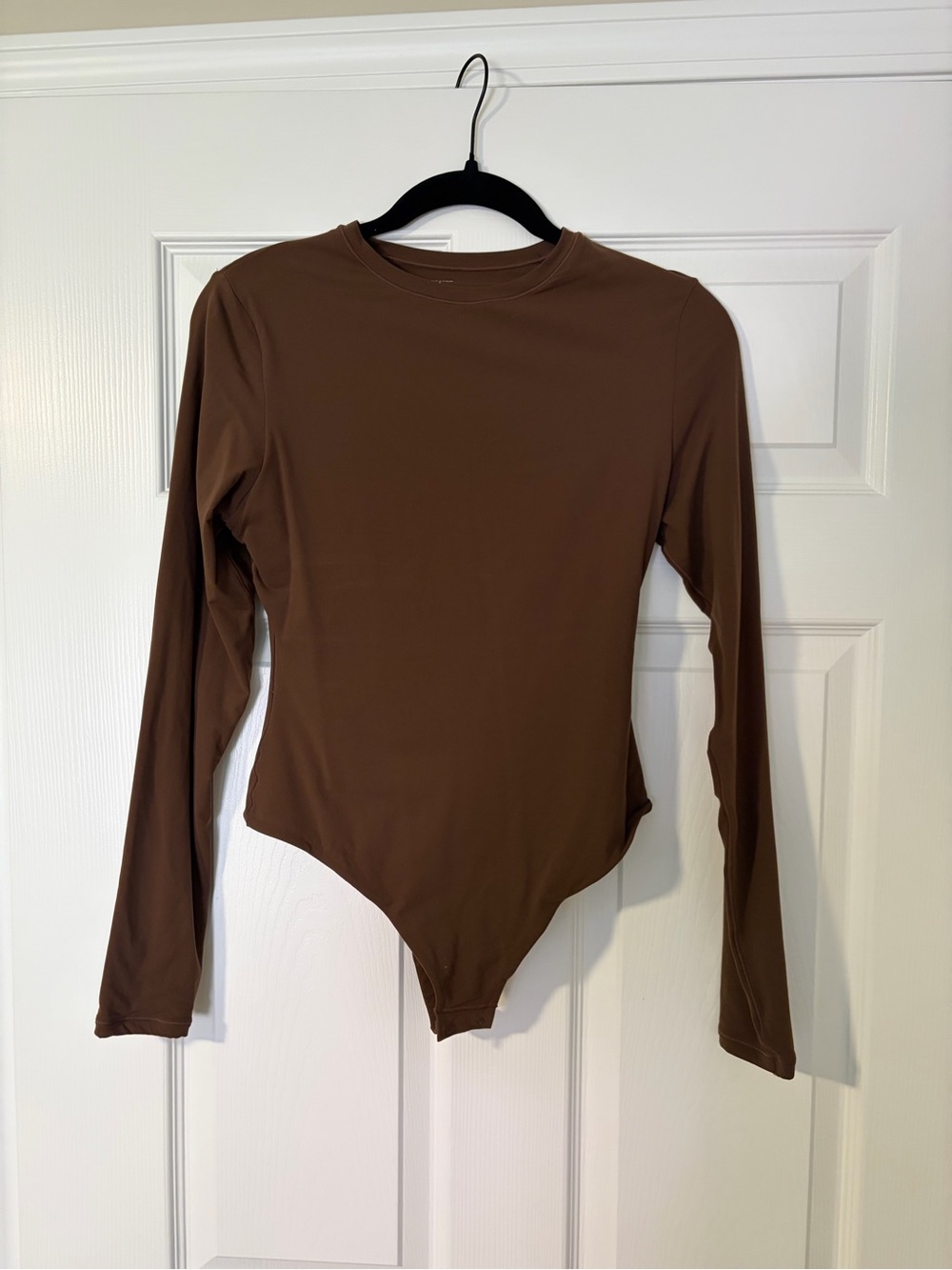 SKIMS Long Sleeve Bodysuit - Brown Size L